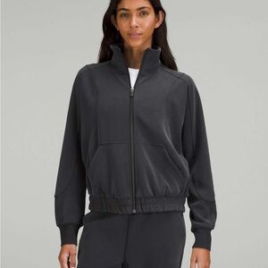 Lululemon Brushed Softstreme Funnel Neck Zip Up